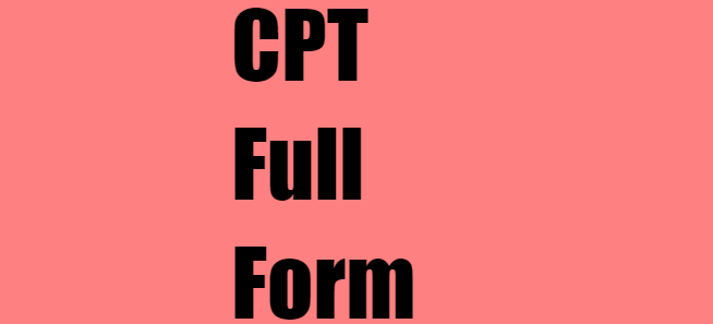 CPT Full Form