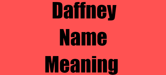 Daffney name meaning