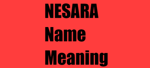 Nesara Name Meaning