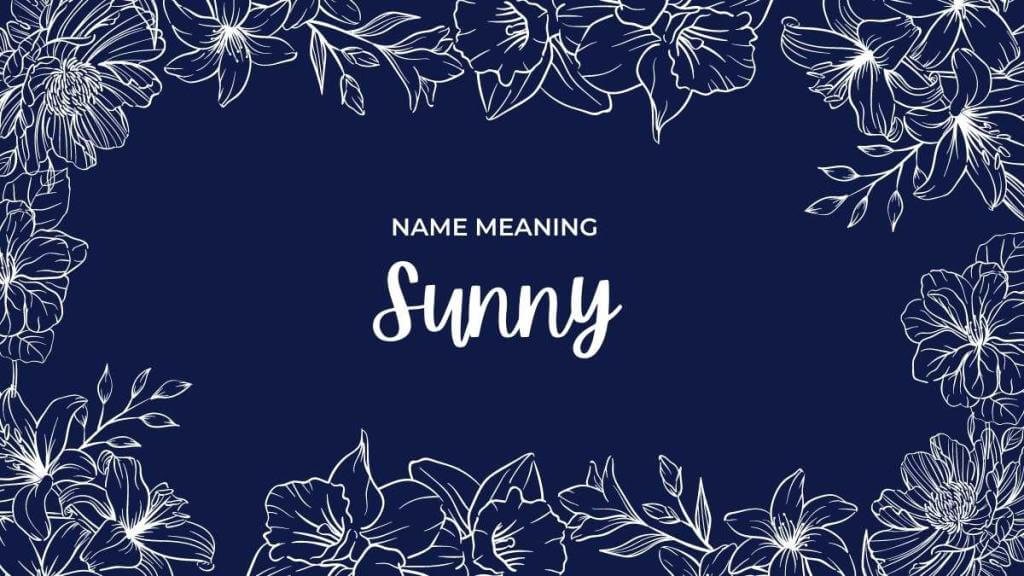 Sunny Name Meaning
