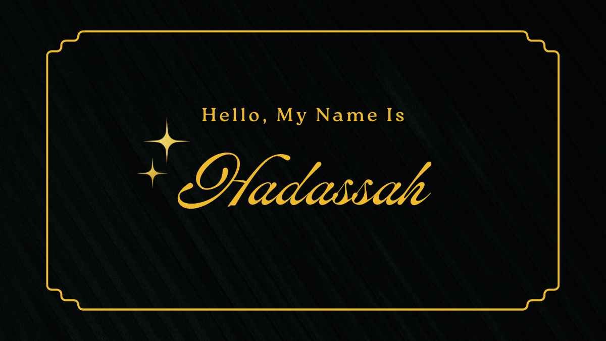 Hadassah Name Meaning: Symbol of Beauty and Strength 2024
