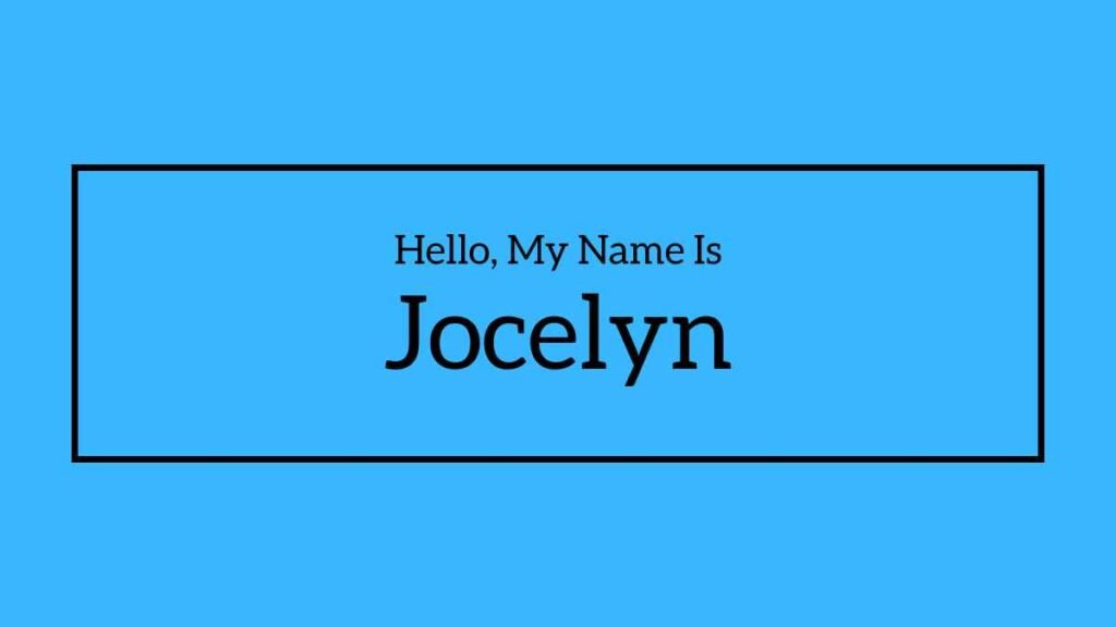 Jocelyn Name Meaning